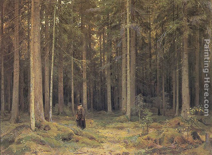 The Forest of Countess Mordvinova painting - Ivan Shishkin The Forest of Countess Mordvinova art painting